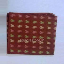 Ikkat Cotton Blouse Piece ( Maroon Color )