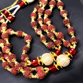 Diamond Rudraksha Mala (25 Inchs)