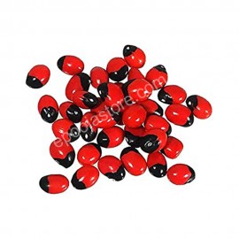 Red Gunja/Lal-Chirmi/Chirmi Seeds/Rosary Pea (9 PCS)
