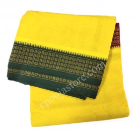 Cotton Dhothi Yellow Colour (9*5)