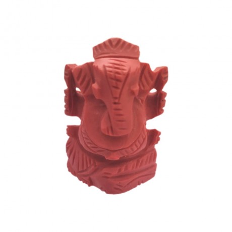 Red Coral Ganesha (60 Grams)