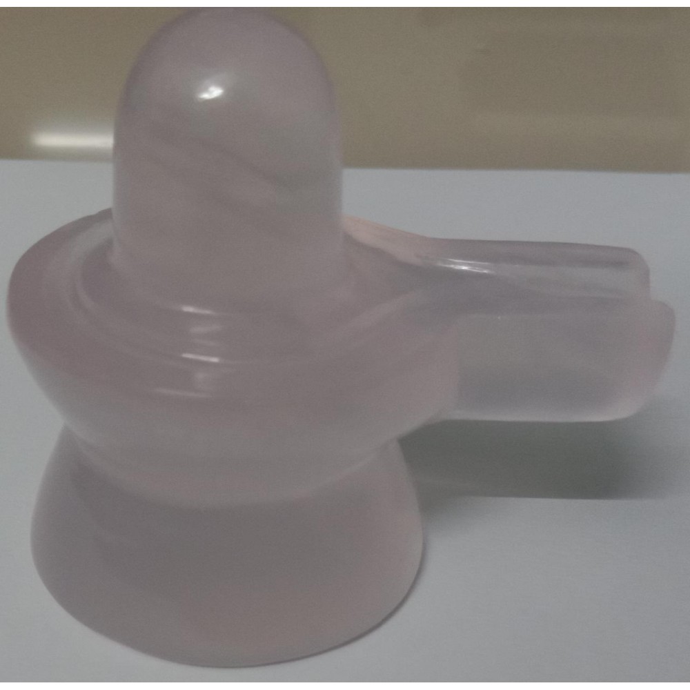 Rose Quartz Shivalingam 