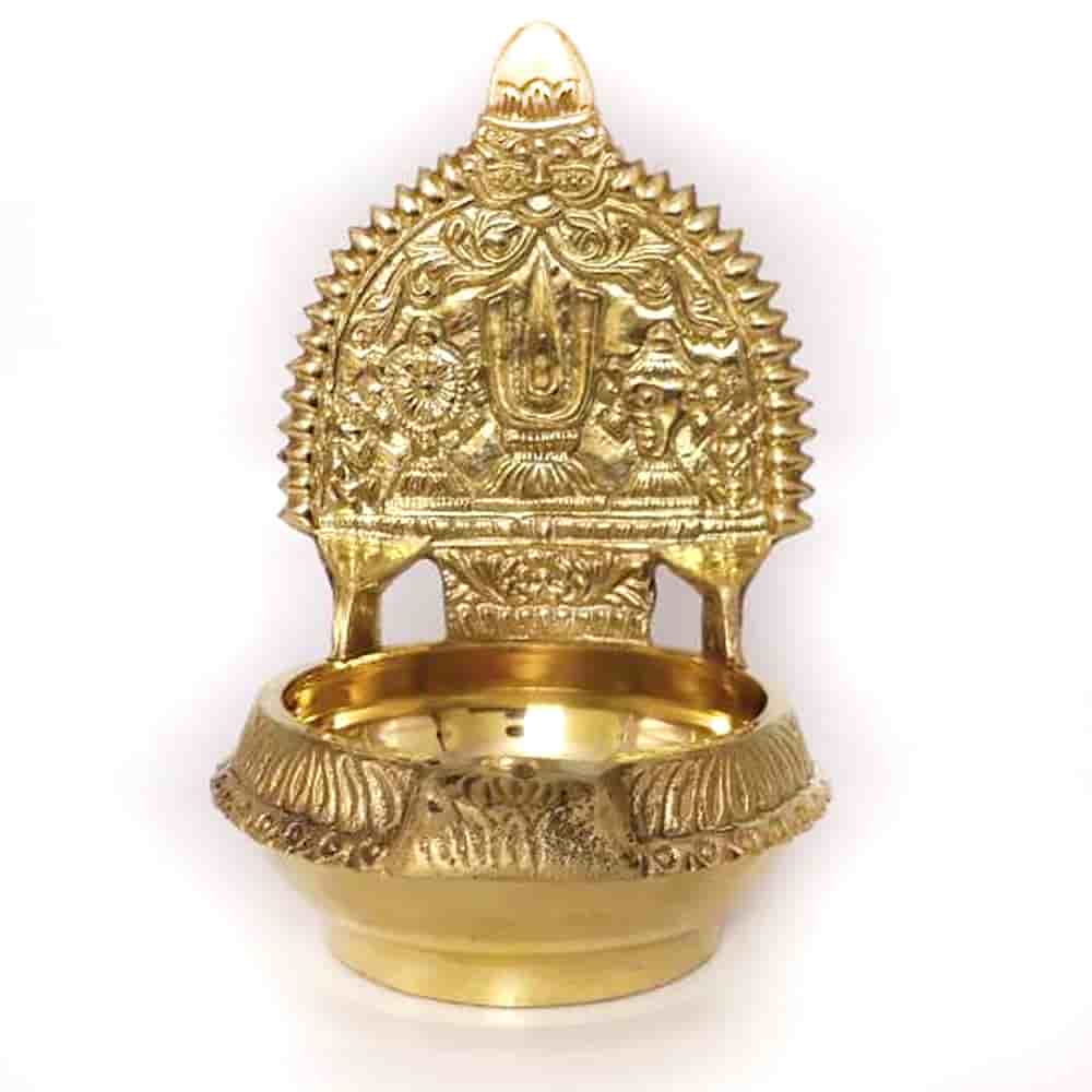 Shanku Nama Chakra Brass Diyas