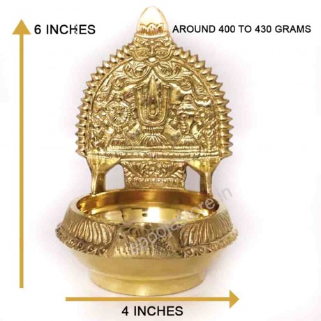 Shanku Nama Chakra Brass Diyas