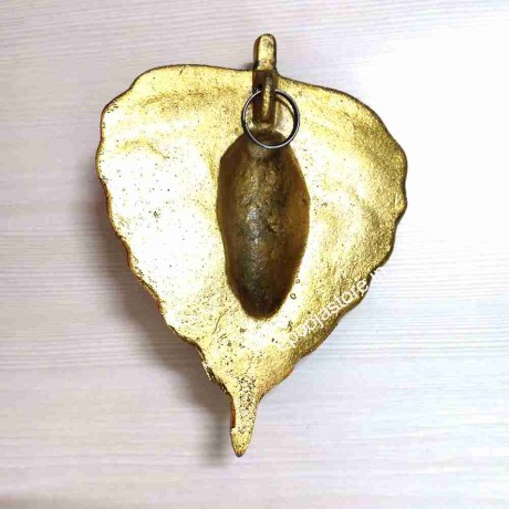 Leaf Ganesha wall idol small