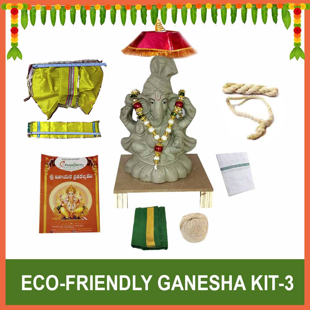 Eco-Friendly Ganesha Kit -3 Eco-Friendly Ganesha Kit -3