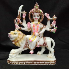 Durga Devi Marble Idol - 3