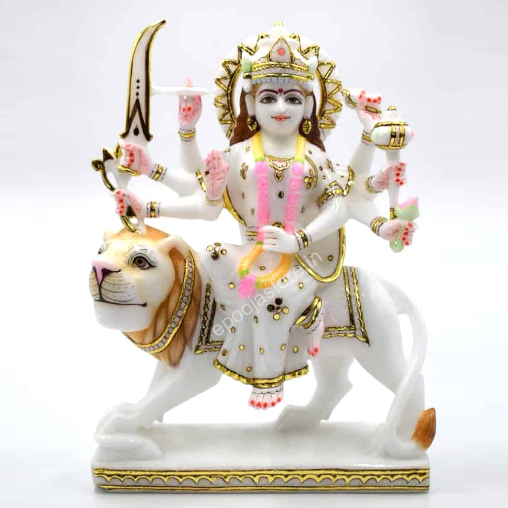 Durga Devi Marble Idol -1