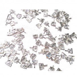 Lotus Silver Plated (108 Pcs)