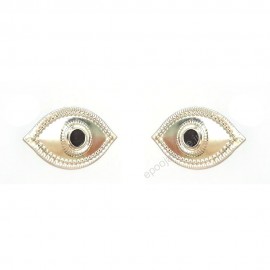 Silver Plated God / Goddess Eyes 