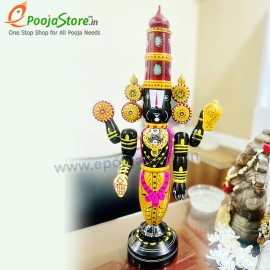 Lord Balaji 20 Inches Wooden Handicraft - Kondapalli Bommalu