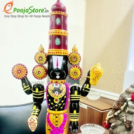 Lord Balaji 20 Inches Wooden Handicraft - Kondapalli Bommalu