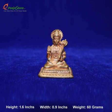 Copper Anjaneya Swamy Idol