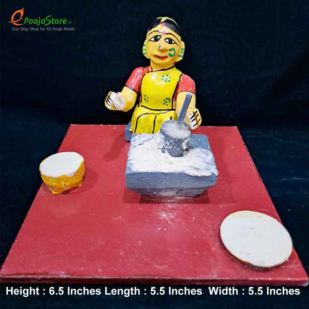 Village Grinding Lady Village Grinding Lady