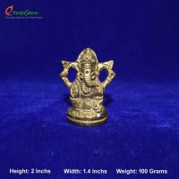 Antique Brass Ganesh Idol