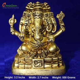 Antique Panchamukhi Ganesh Idol