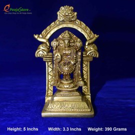 Antique Venkateshwara Swamy Idol with Makara Thoranam