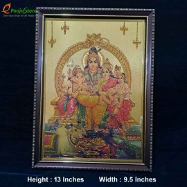 Lord Shiva Family Photo Frame Big