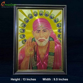 Sai Baba Blessing Photo Frame Big