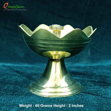 Brass Flower Shaped Diya