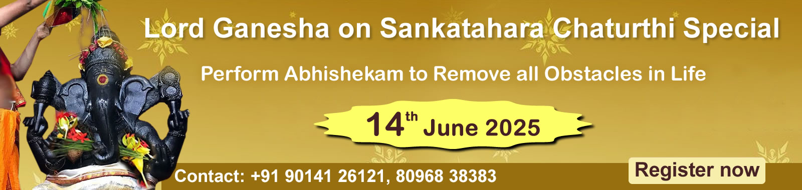 Worship Lord Ganesha on Sankatahara Chaturthi and Remove all obstacles in life