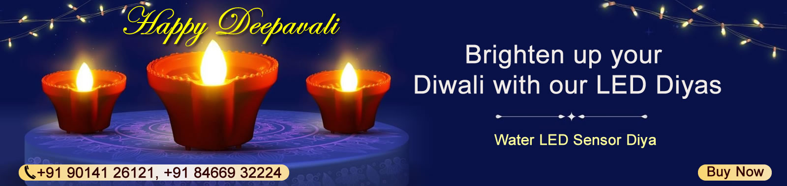 Diwali Special water Sensor LED Lights