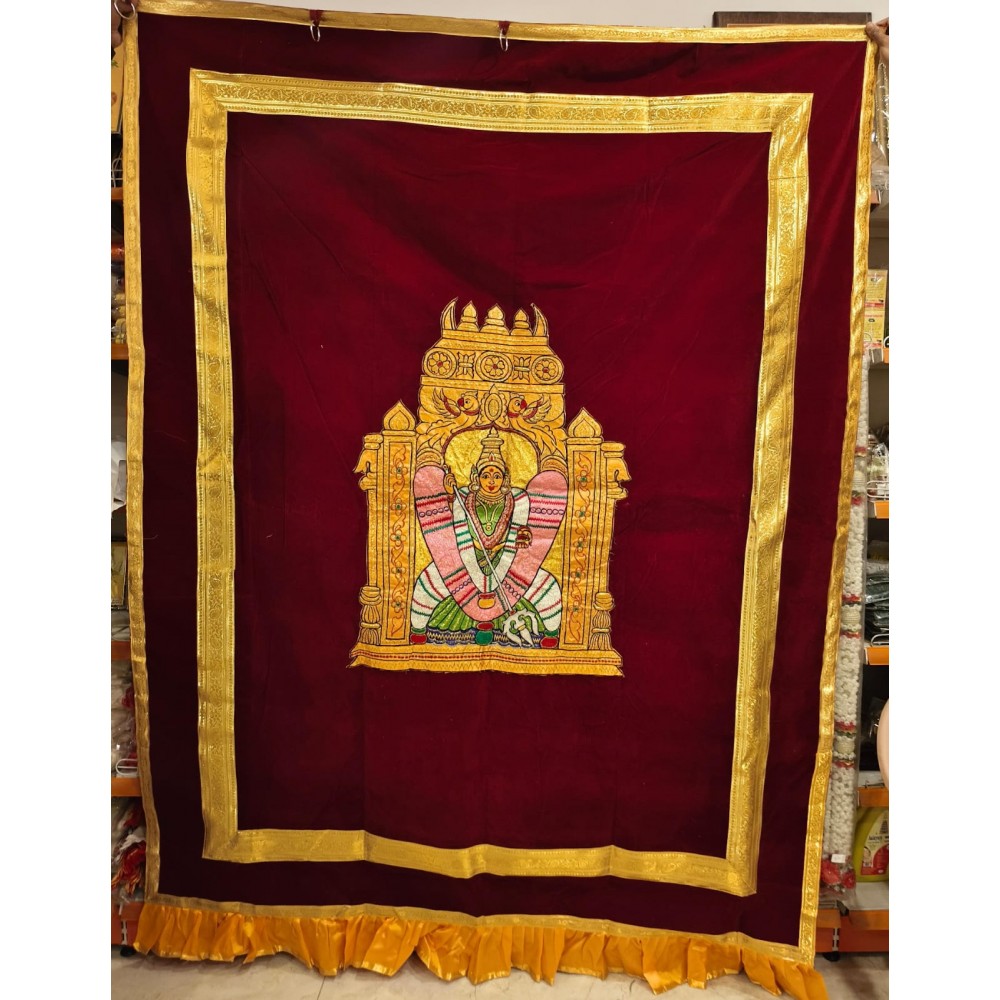 Ammavari Temple Curtain (5*7 FEET)