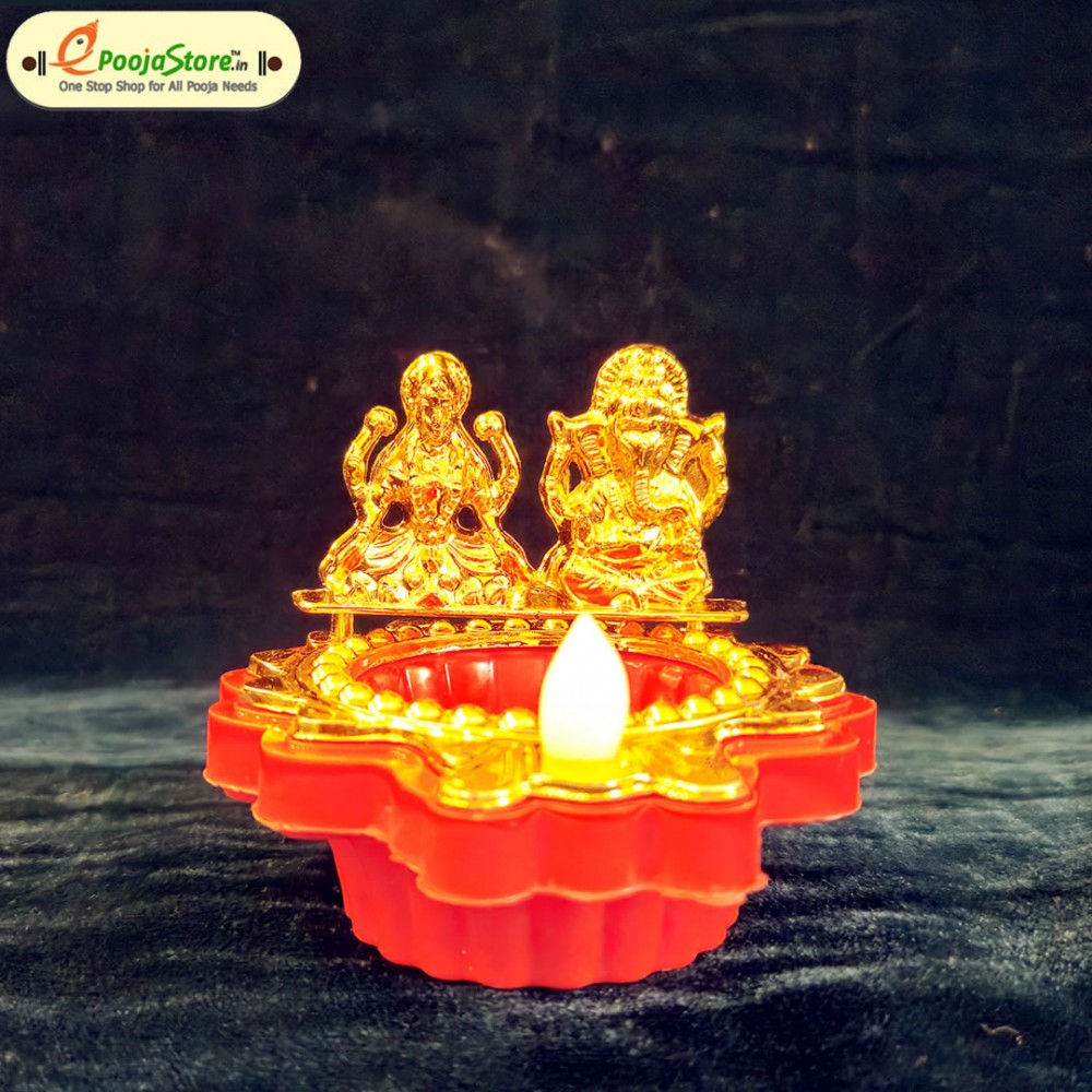Lakshmi Ganapathi Water Sensor Diyas