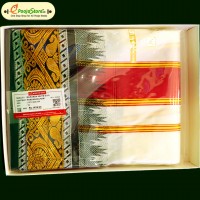 Minister White Dhoti (Ready to Wear)10