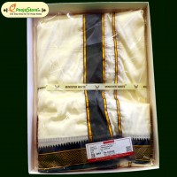 Minister White Dhoti Combo