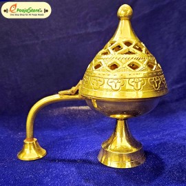 Pure Brass Dhoopia Small