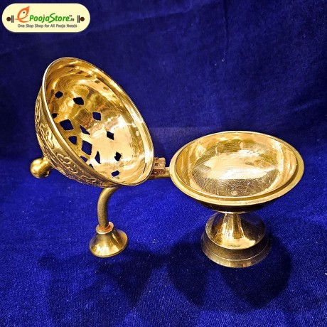 Pure Brass Dhoopia Small