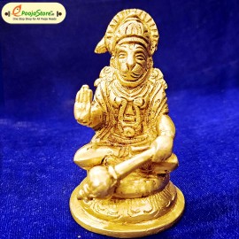Pure Brass Lord Hanuman Idol