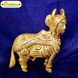 Pure Brass Kamadhenu Idol
