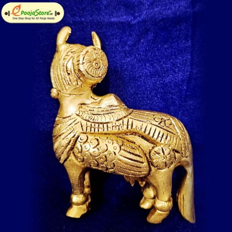 Pure Brass Kamadhenu Idol