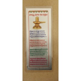 999 Silver Daridrya Dahana Shiva Stotram