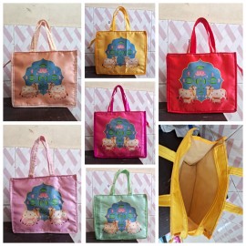 Double Cow Print Hamper Bag (Pack of 2)