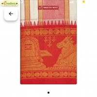 Pure Cotton Pancha With ShivaLingam and Nandi