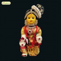 Decorated Varalakshmi Ammavari Idol-2
