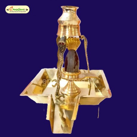 Lord Shiva Puja Abhishekam Set (Brass)