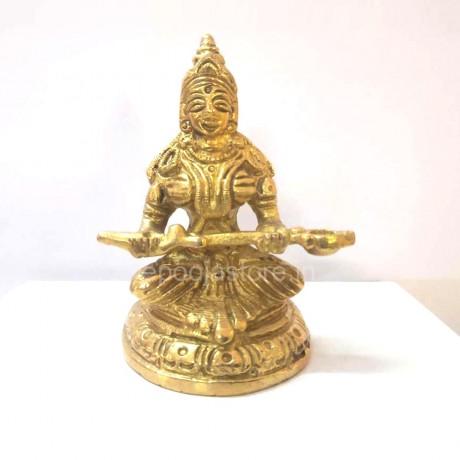 Annapurna Devi Idol Brass ( 3.5 inches)