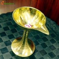 Brass Diyas,Oil Lamp, For Home or Mandir Decoration (Pack of 1 Pc)