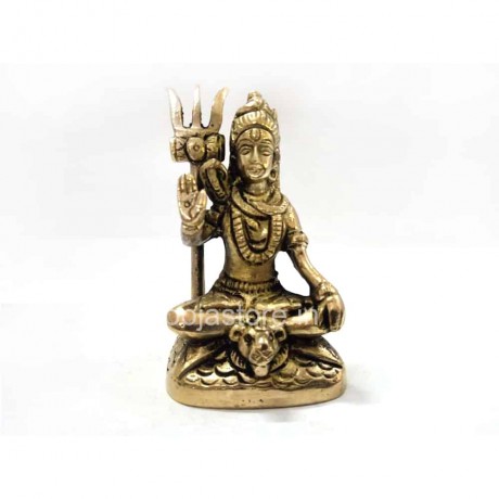 Shiva Bhagavan With Trishul Idol (2.7 inches)