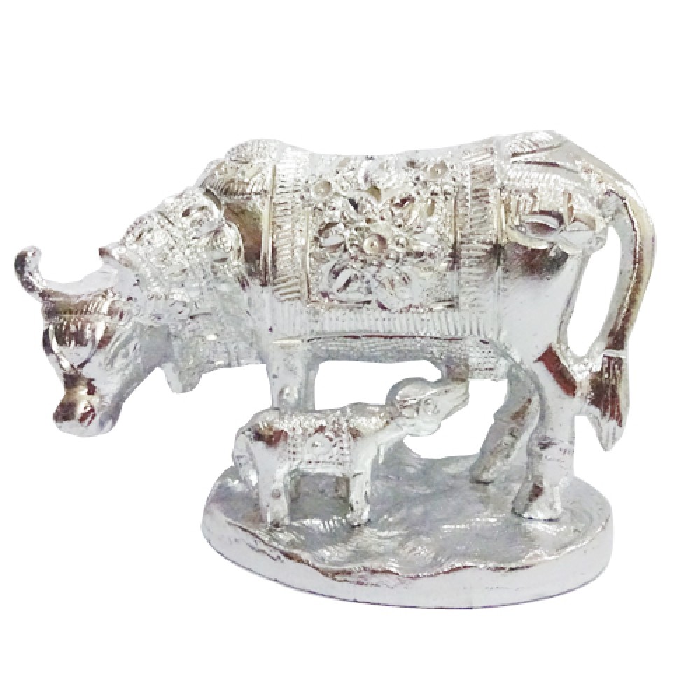 Cow With Calf (German Silver)