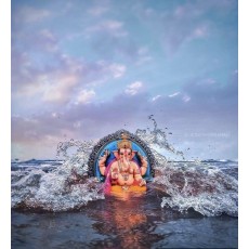 What is the story behind the tradition of Ganesh visarjan?
