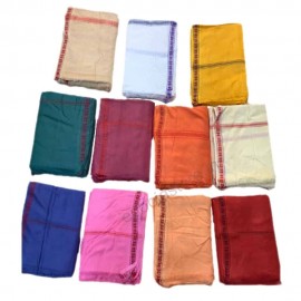 Nara Pattu Dhothi With Rudraksha Border