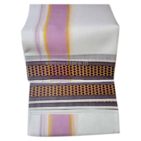 Dhoti Pink Color (Handlooms)