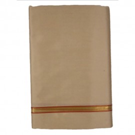 Art Silk Dhothi (Cream Colour)