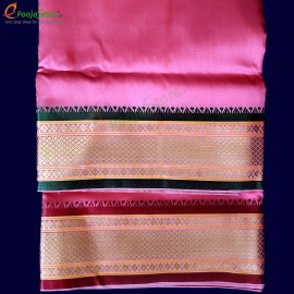 Art Silk Dhothi With Big Border (Violet Colour) (9*5)