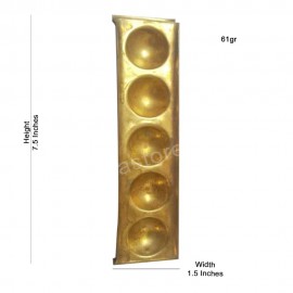 Panch Deep Diya (Brass)